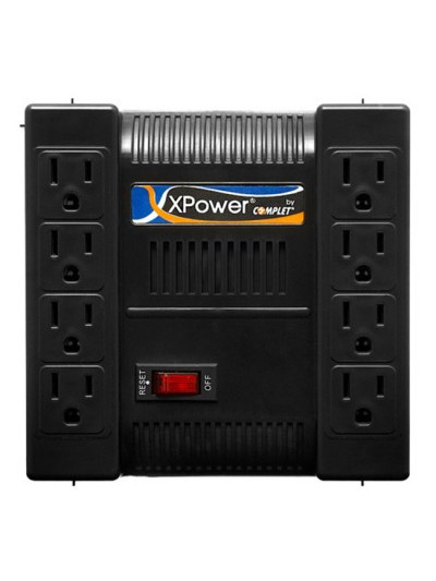 Regulador XP 1300VA 8 Contactos con Supresor de picos de voltaje