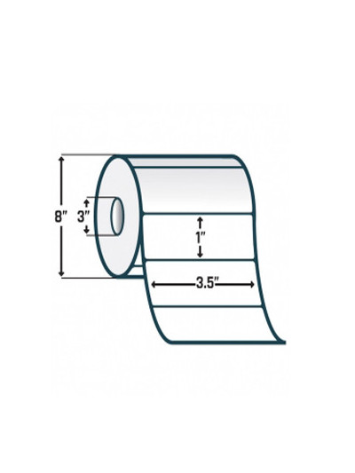 Zebra 10010243 ZPerform 2000T Medida 3.5" x 1"