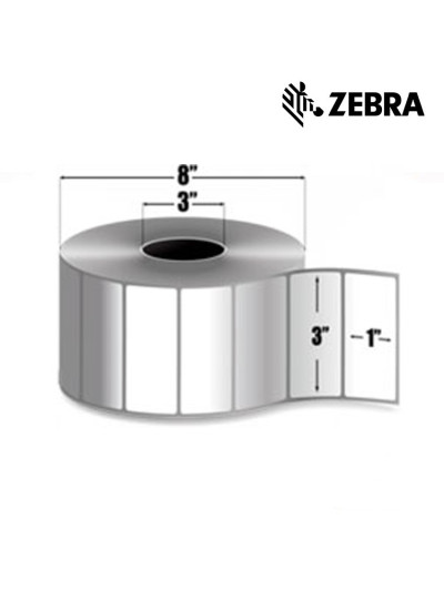 Zebra 10000303 Rollos 3" x 1" Zebra Z-Perform 1000D