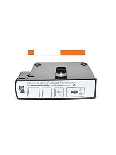 Zebra 10006995-6K Brazalete Naranja Pulseras Adulto