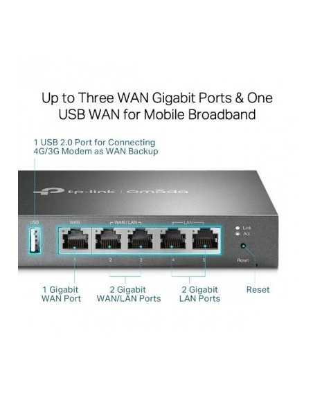 Router VPN Gigabit TP-Link ER605 | Omada SDN | Doble WAN