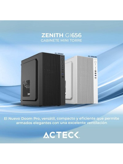 Gabinete Gamer Mini Torre Acteck ZENITH GI656 | COMPUTO C3MAYORISTA