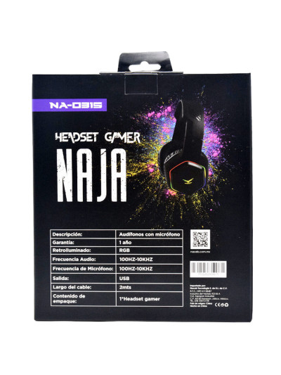 NACEB TECHNOLOGY NA-0315 Audífonos Gamer | C3Mayorista.com