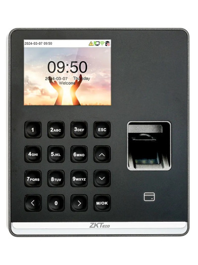 ZKTECO M1 Control asistencia huellas y tarjetas proximidad de 125kHz