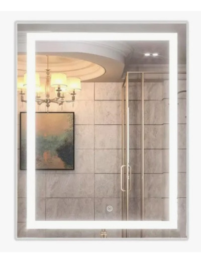 Espejo Luz Led Touch 50x40cm Tocador Baño Vestidor 3 Tonalidades