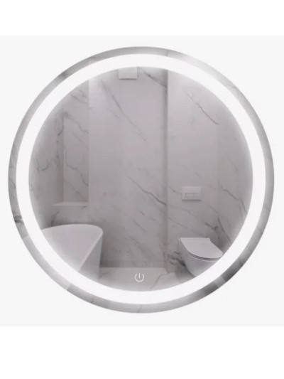 Espejo Cicular Redondo Luz Led Touch 45cm Baño Vestidor 3 Tonalidades