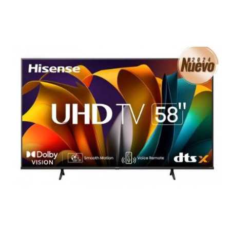 PANTALLA HISENSE 58" 58A6NV LED 4K UHD Vidaa U7 Smart 60Hz Resolución 3840 x 2160 RGB