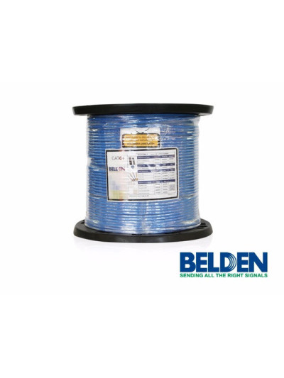 Bobina BELDEN Cable UTP CAT6+ 305 m Azul Interior 100% Cobre
