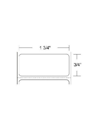 10011694 - Zebra Etiquetas 1.75" x 0.75" Z-ULTIMATE 3000T